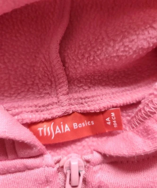 Pink zip-up jacket 🦄 Size 4 years 🦄 Tissaia – photo 5